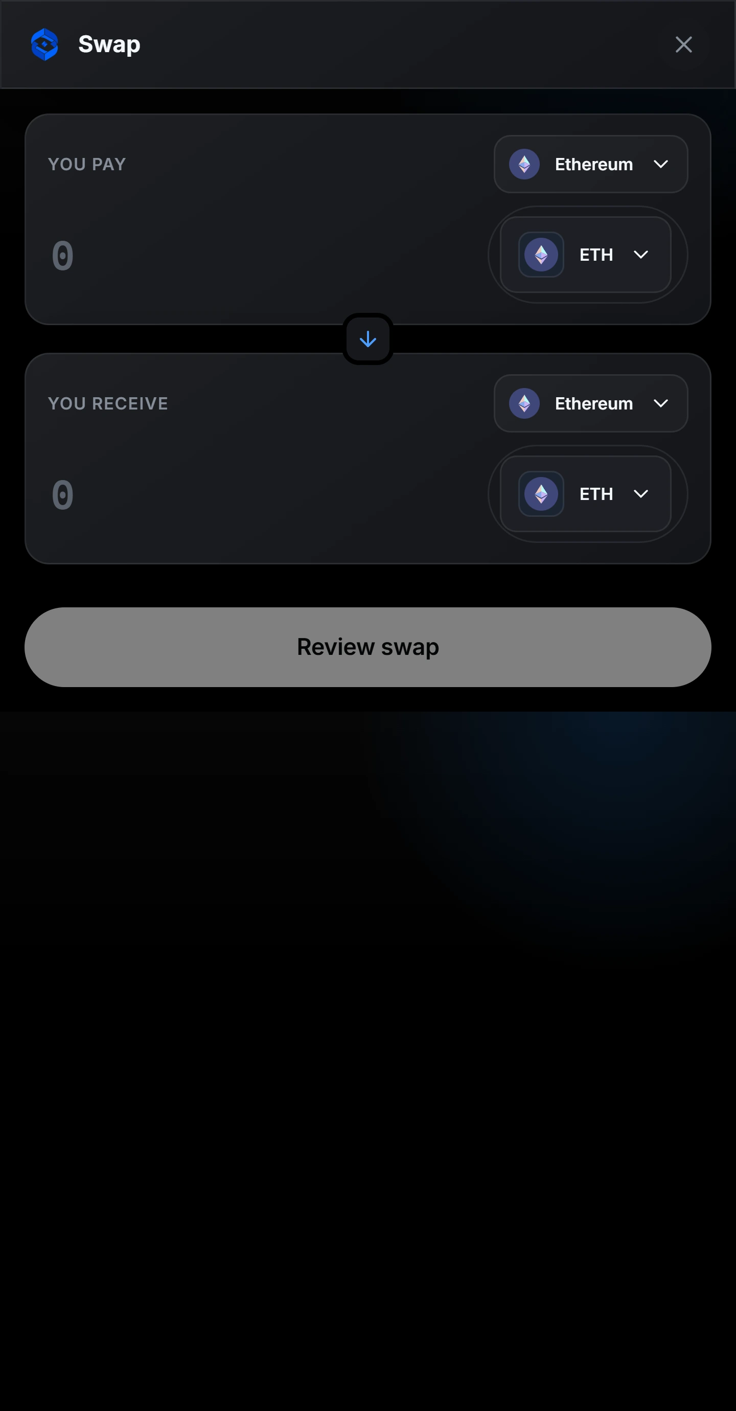 Vigi Wallet — Swap across chains, best route